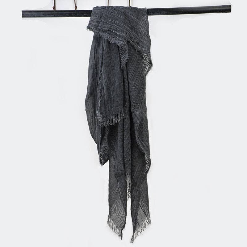 Scarvii - Farmhouse Style Cotton Linen Long Scarf & Shawl