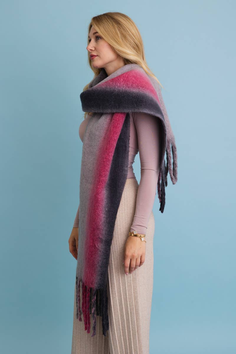 Ombre Blanket Scarf