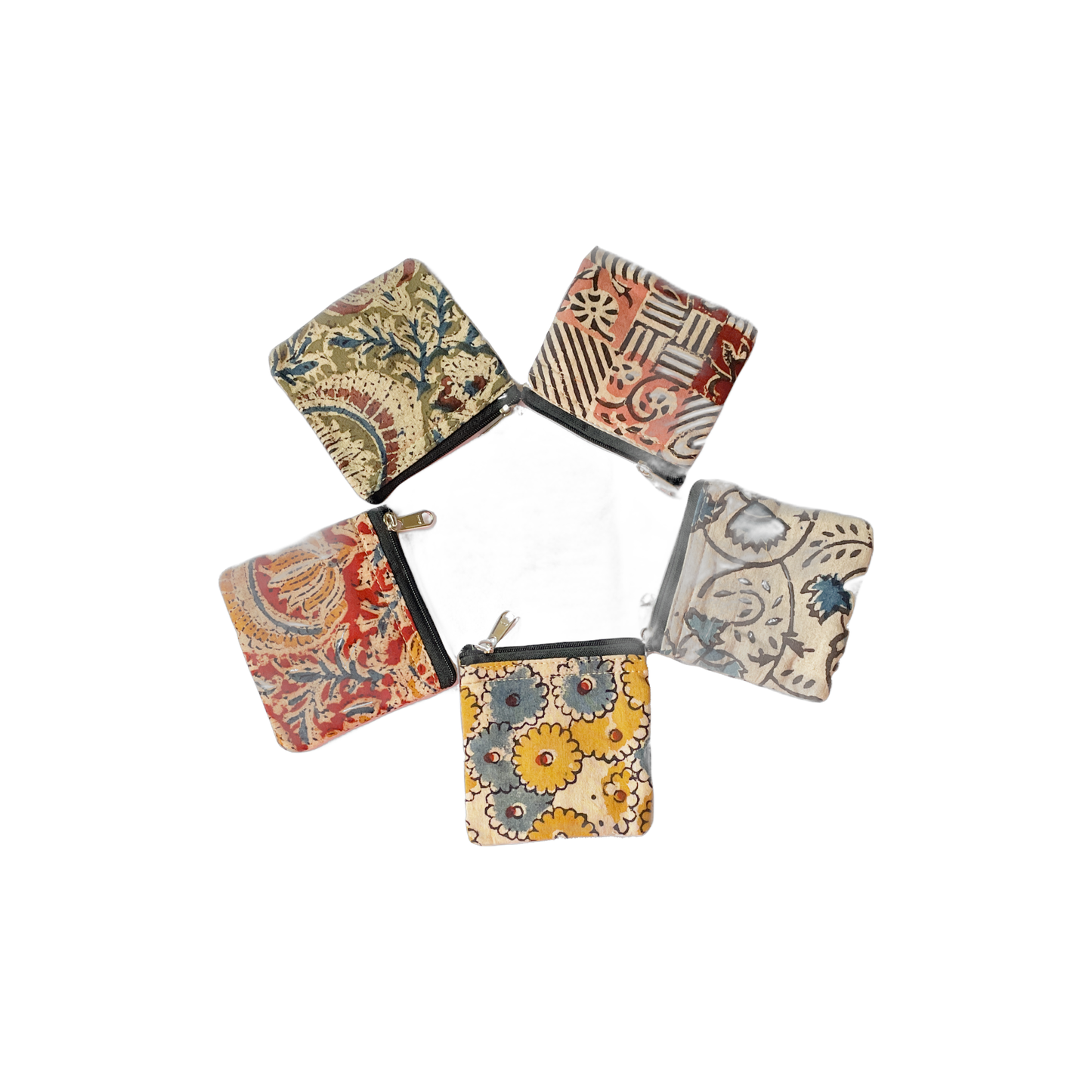 Hand-painted Kalamkari Coin Purse