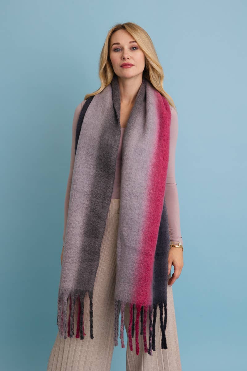 Ombre Blanket Scarf