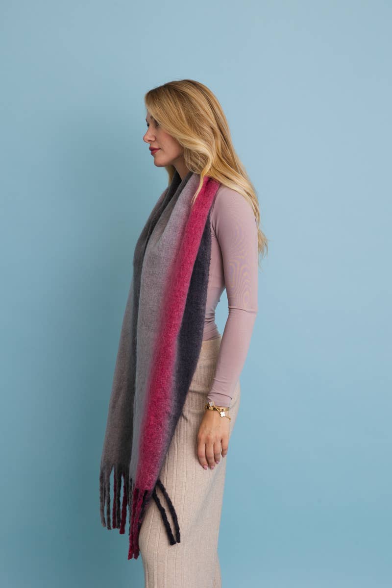 Ombre Blanket Scarf